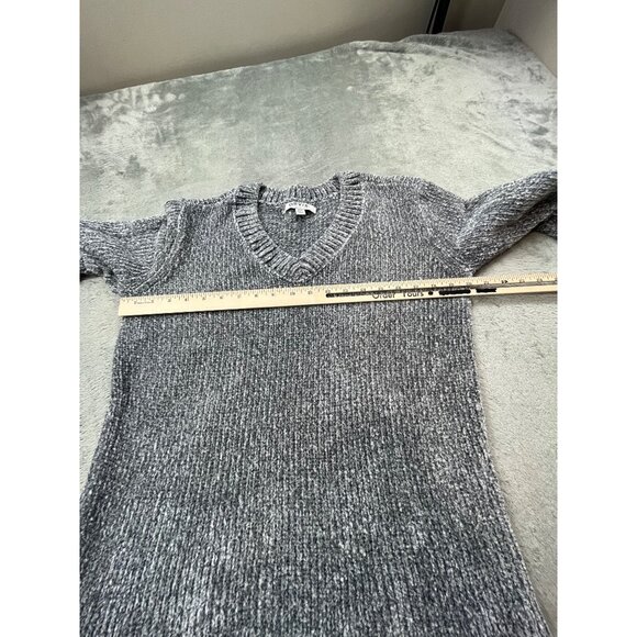 Orvis Womens Medium Gray Knit Classic Collection Sweater V-Neck Long Sleeve - Picture 4 of 11